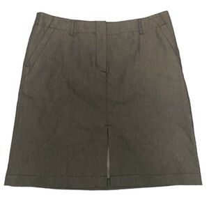 🔥 KENNETH COLE NEW YORK Charcoal Denim Skirt -
Size 10